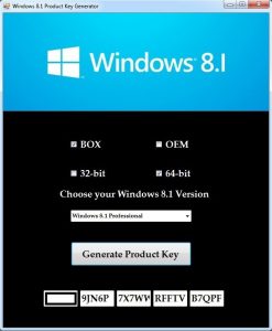 Windows 8.1 Pro Product Key