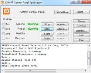 xampp windows 7 64 bit download