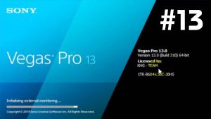 Sony Vegas Pro 13 Serial Number